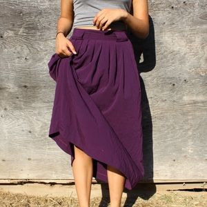 COPY - Retro royal Purple High Waisted Maxi Skirt 💜